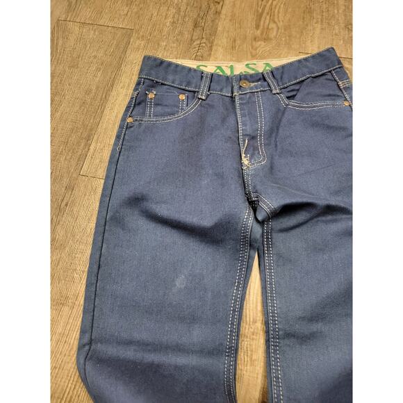 SALSA Jeans Secret Jeans Women's W26/L28 High Waist Bootcut Fit Dark Blue - Picture 2 of 7